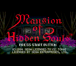 Mansion of Hidden Souls screenshot 3 for Sega CD
